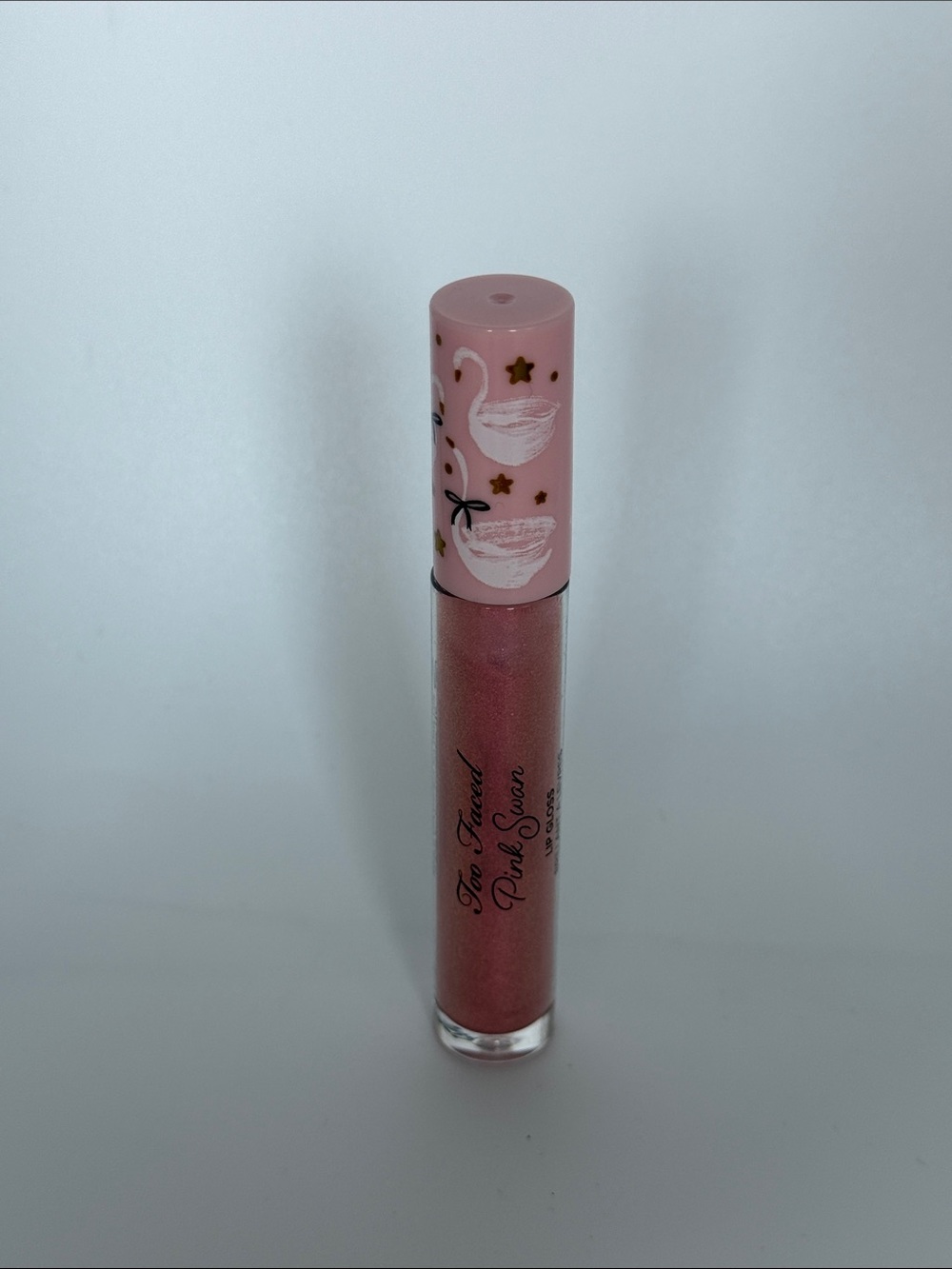 Too Faced Pink Swan Shimmery Pink Lip Gloss